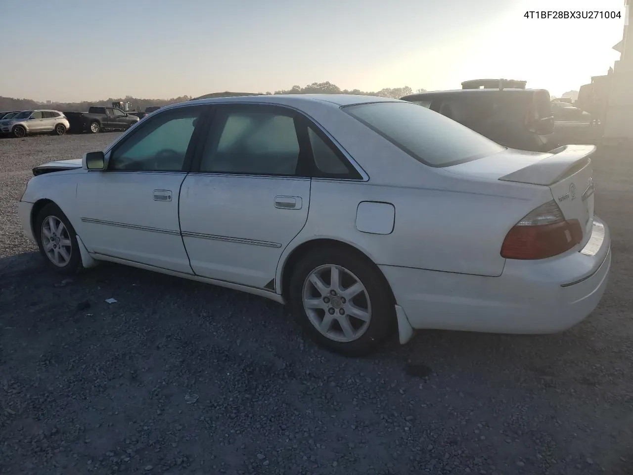 2003 Toyota Avalon Xl VIN: 4T1BF28BX3U271004 Lot: 77245294