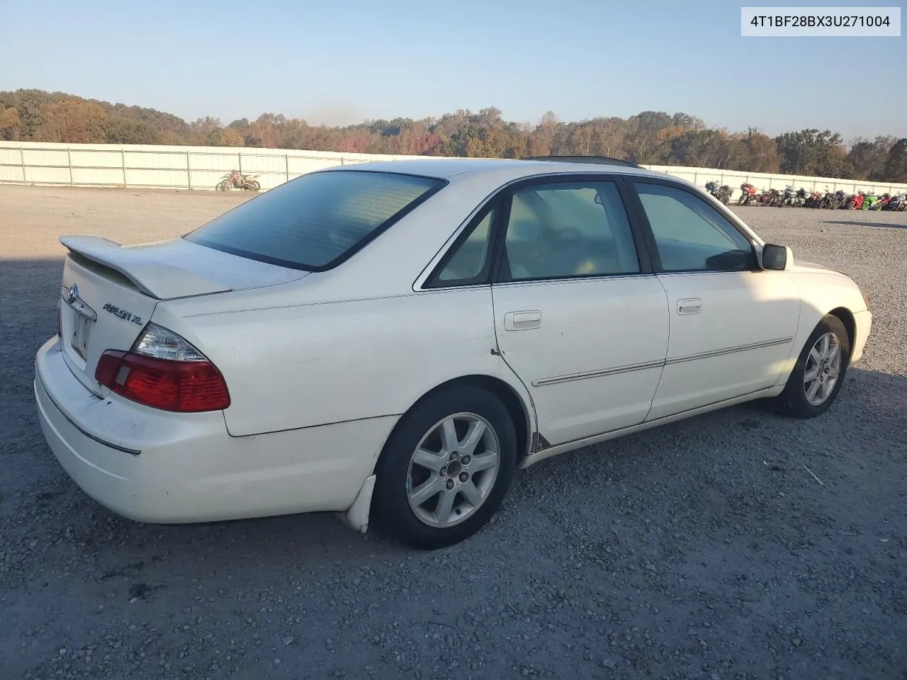 2003 Toyota Avalon Xl VIN: 4T1BF28BX3U271004 Lot: 77245294