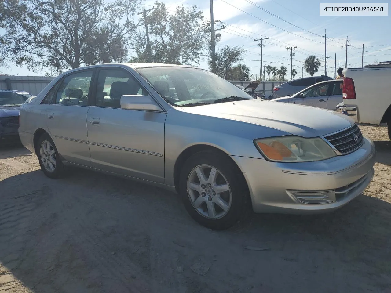 2003 Toyota Avalon Xl VIN: 4T1BF28B43U286548 Lot: 77261454