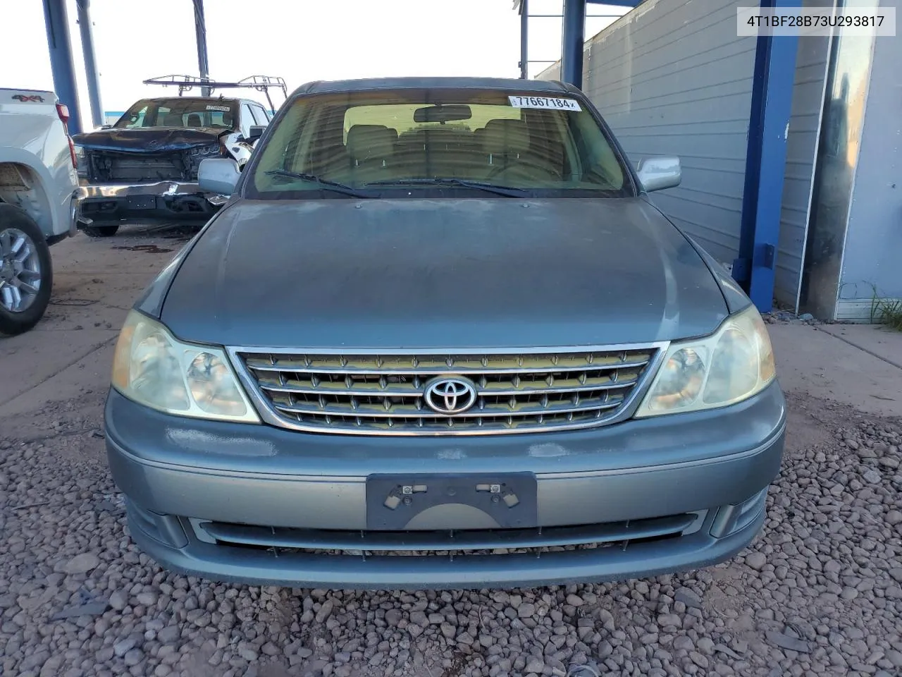 2003 Toyota Avalon Xl VIN: 4T1BF28B73U293817 Lot: 77667184