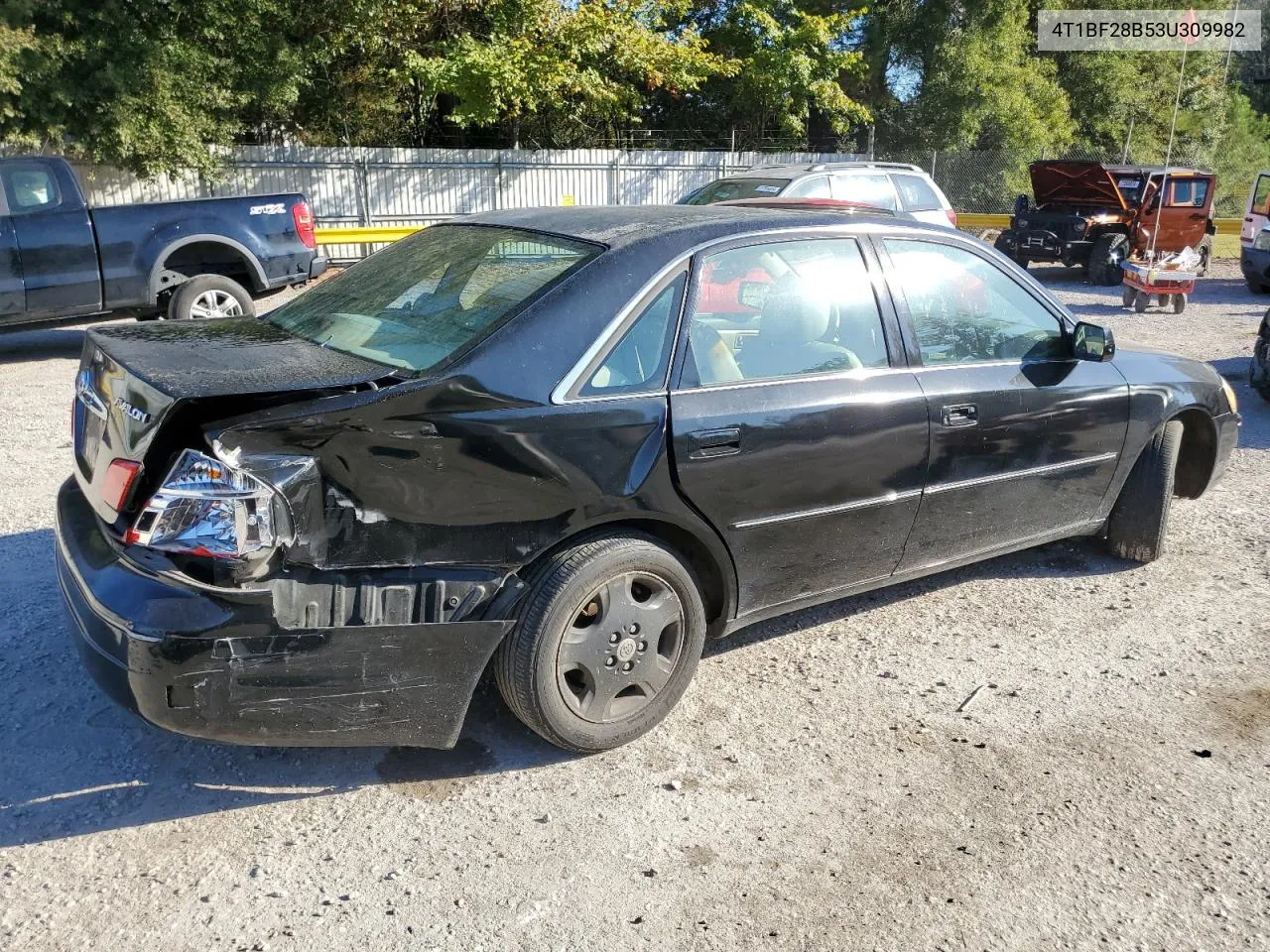 2003 Toyota Avalon Xl VIN: 4T1BF28B53U309982 Lot: 77707404