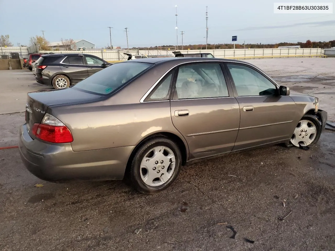 2003 Toyota Avalon Xl VIN: 4T1BF28B63U303835 Lot: 78582004