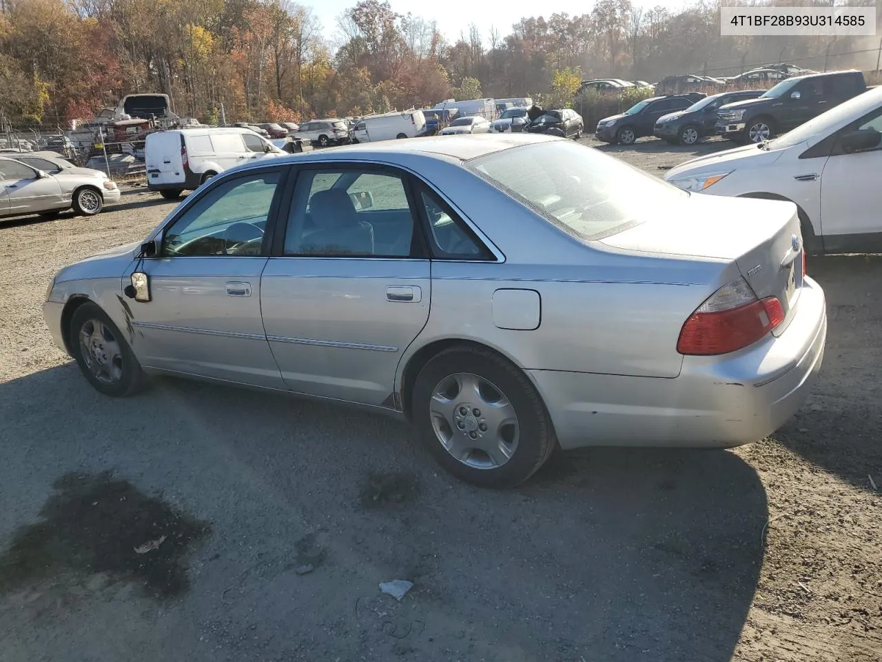 2003 Toyota Avalon Xl VIN: 4T1BF28B93U314585 Lot: 78631074