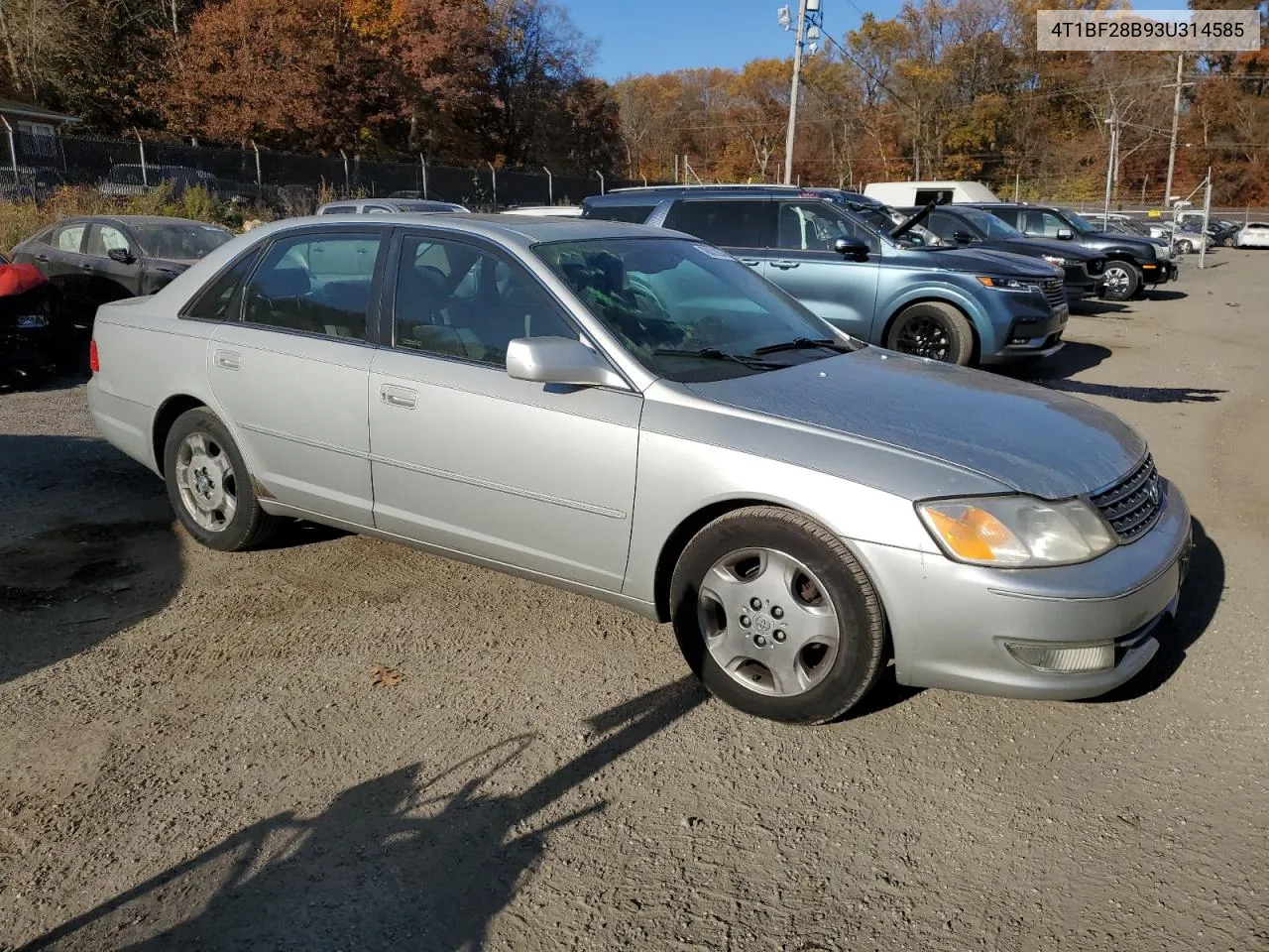 2003 Toyota Avalon Xl VIN: 4T1BF28B93U314585 Lot: 78631074