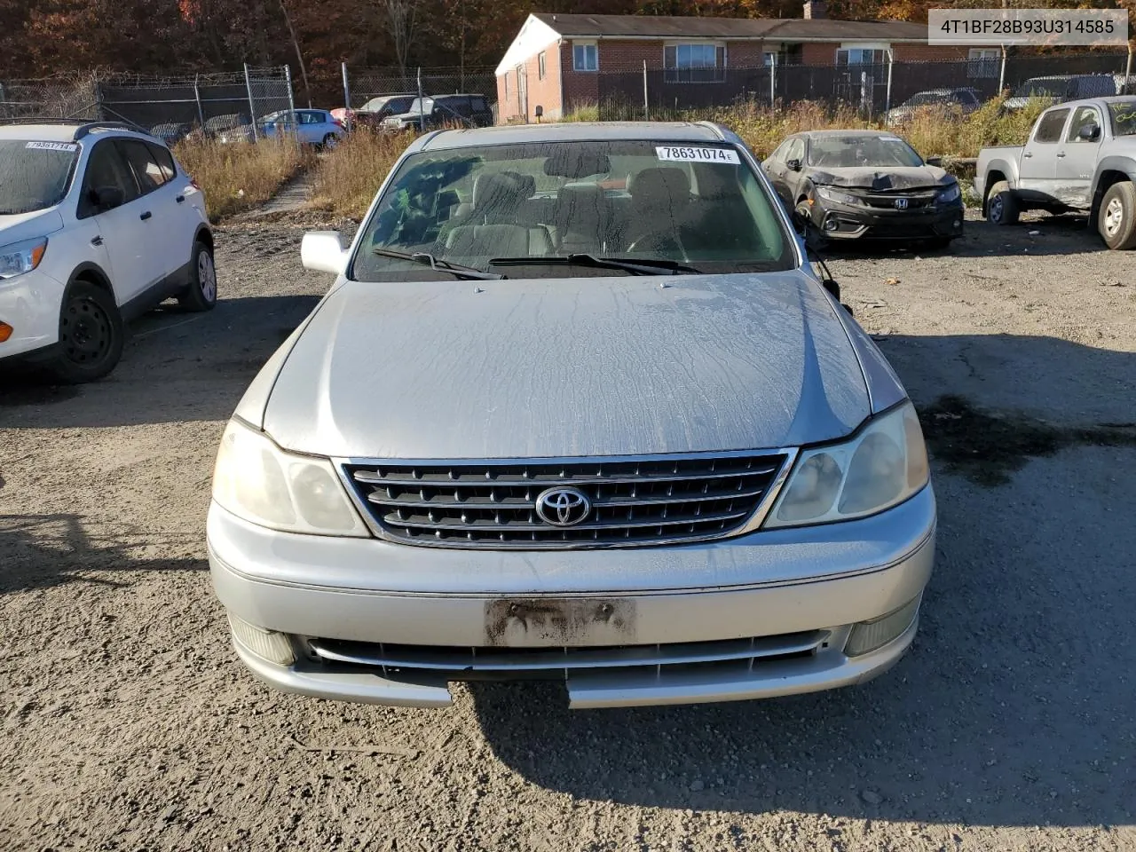 2003 Toyota Avalon Xl VIN: 4T1BF28B93U314585 Lot: 78631074