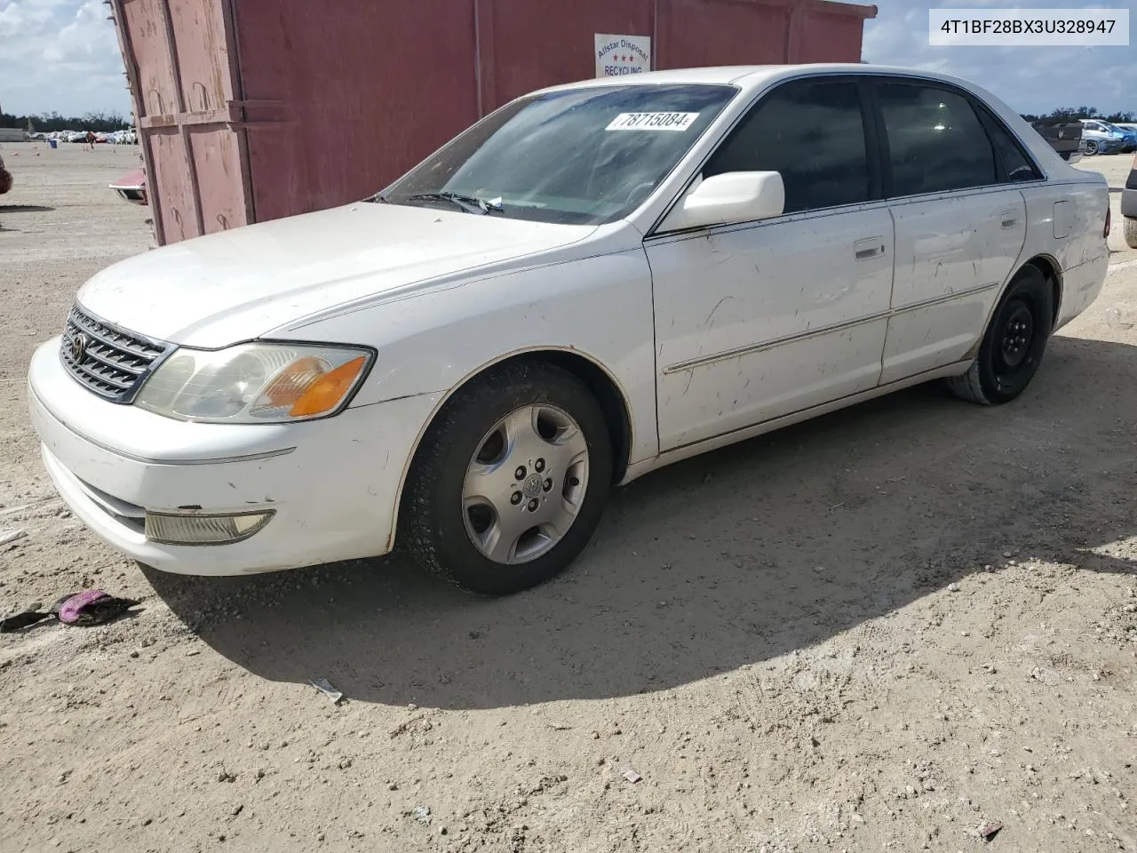 2003 Toyota Avalon Xl VIN: 4T1BF28BX3U328947 Lot: 78715084