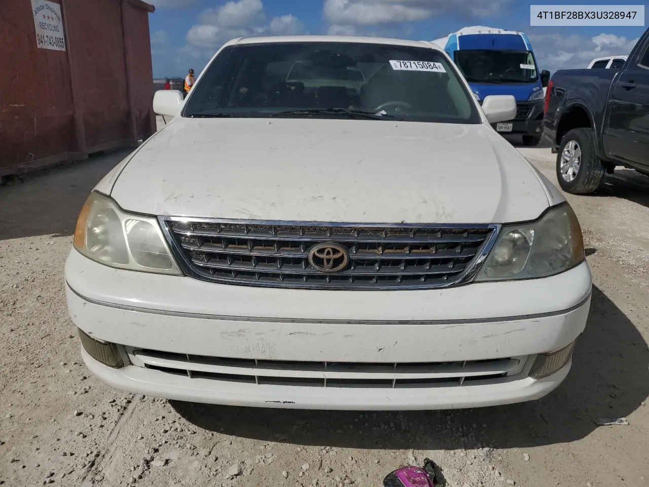 2003 Toyota Avalon Xl VIN: 4T1BF28BX3U328947 Lot: 78715084