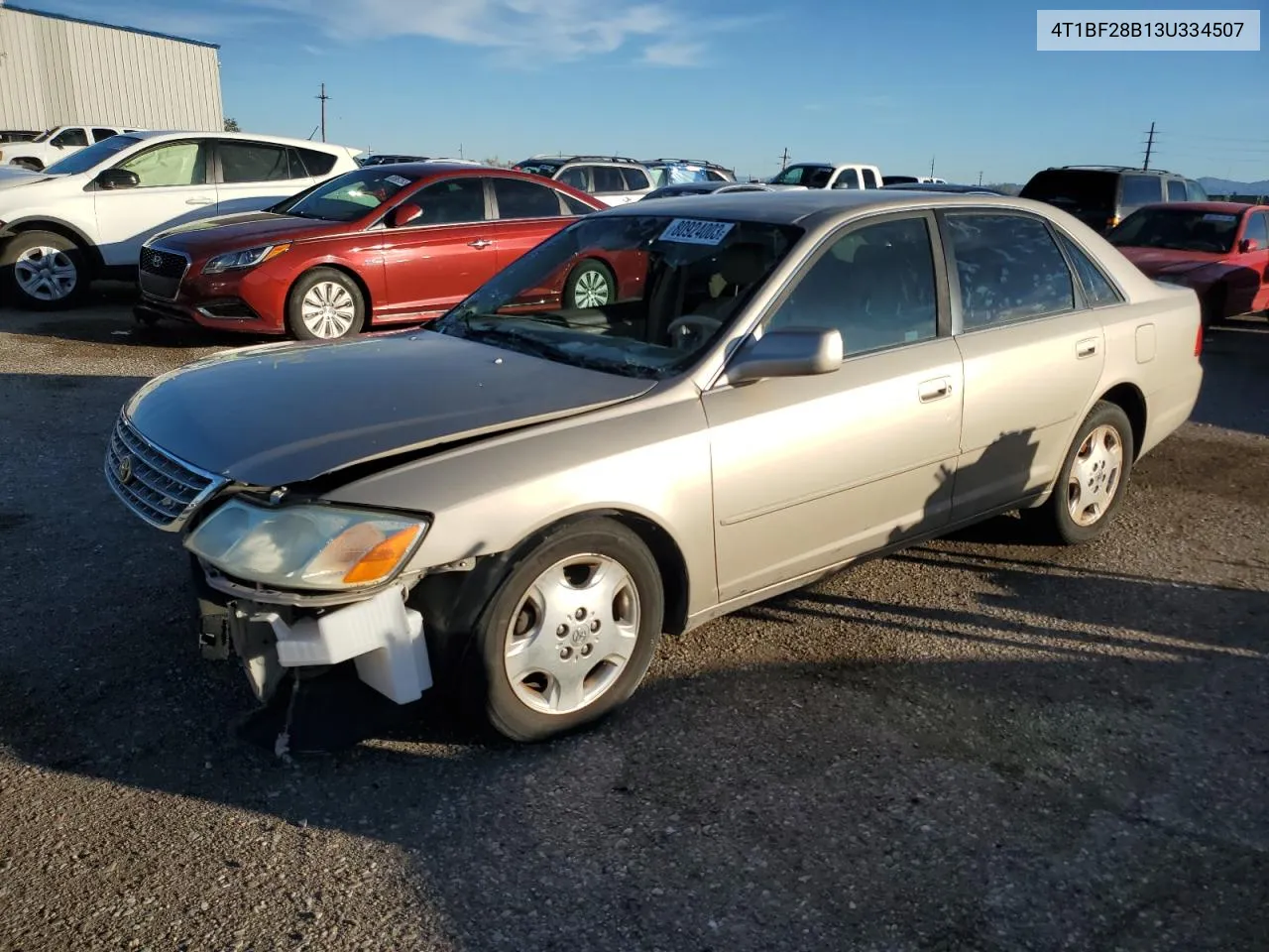 2003 Toyota Avalon Xl VIN: 4T1BF28B13U334507 Lot: 80924003