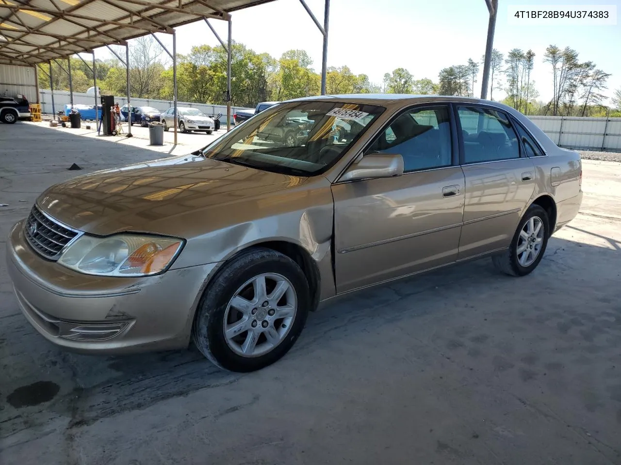 2004 Toyota Avalon Xl VIN: 4T1BF28B94U374383 Lot: 49757454