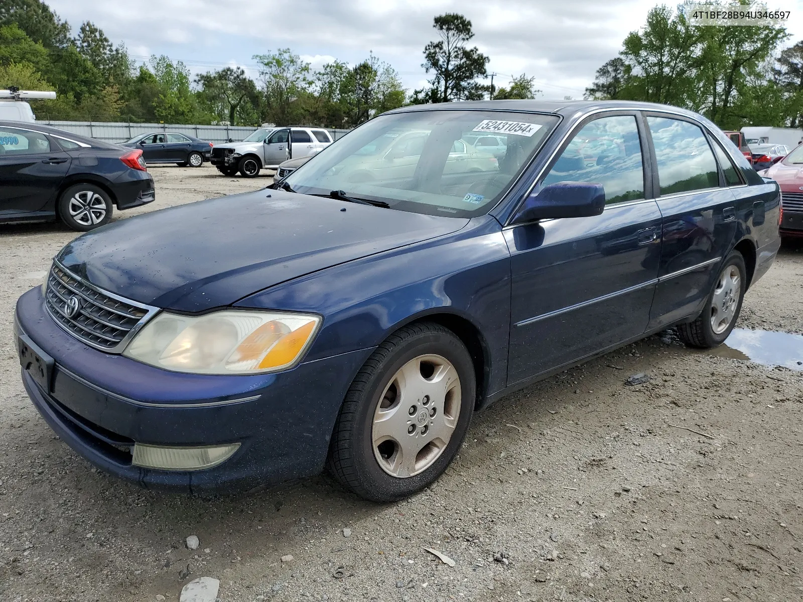 2004 Toyota Avalon Xl VIN: 4T1BF28B94U346597 Lot: 52431054