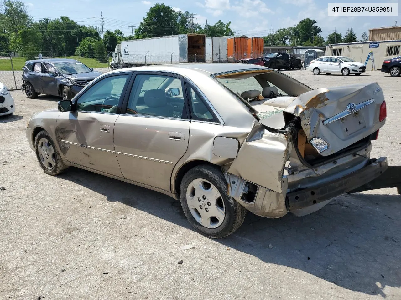 2004 Toyota Avalon Xl VIN: 4T1BF28B74U359851 Lot: 55936504