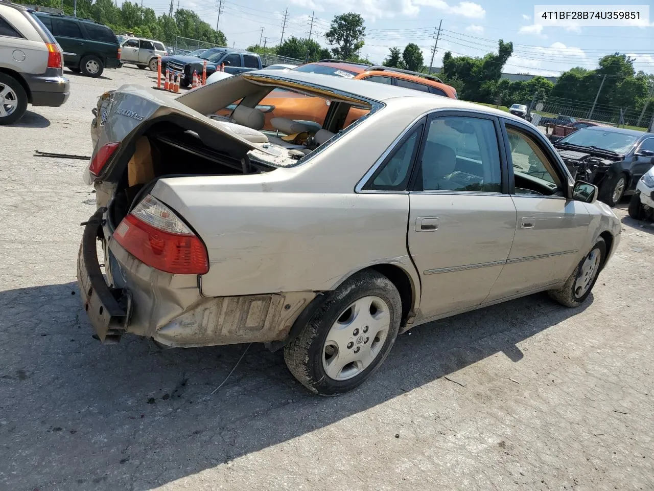 2004 Toyota Avalon Xl VIN: 4T1BF28B74U359851 Lot: 55936504