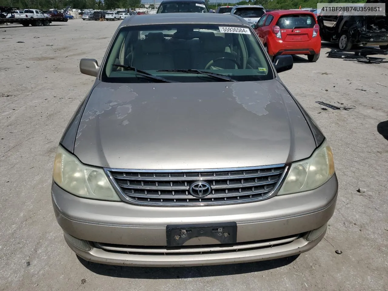 2004 Toyota Avalon Xl VIN: 4T1BF28B74U359851 Lot: 55936504