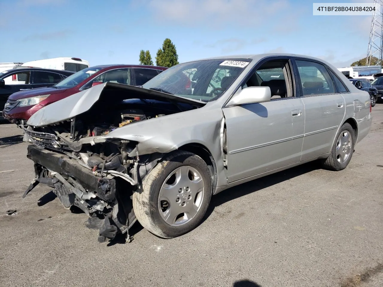 2004 Toyota Avalon Xl VIN: 4T1BF28B04U384204 Lot: 67973374