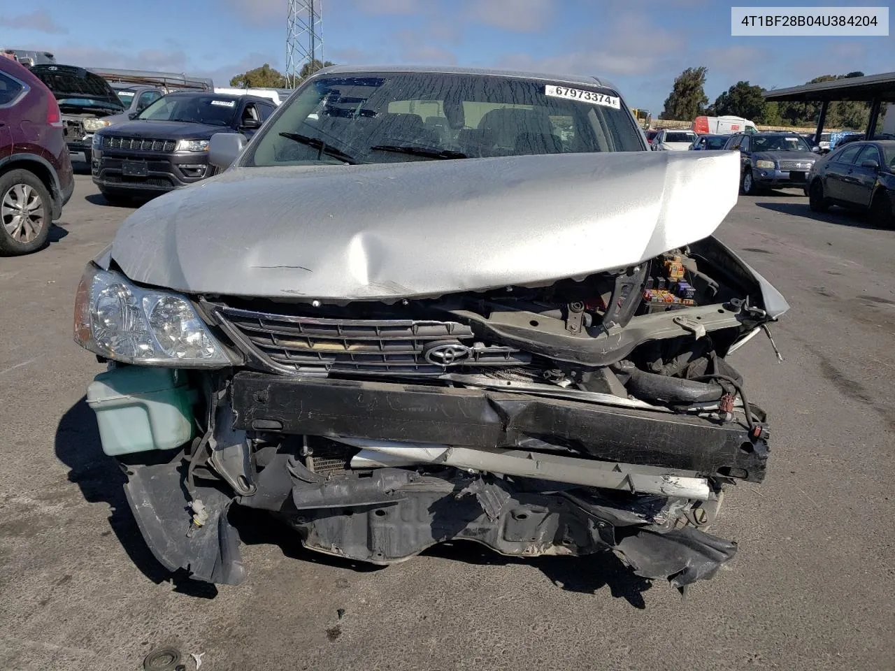 2004 Toyota Avalon Xl VIN: 4T1BF28B04U384204 Lot: 67973374