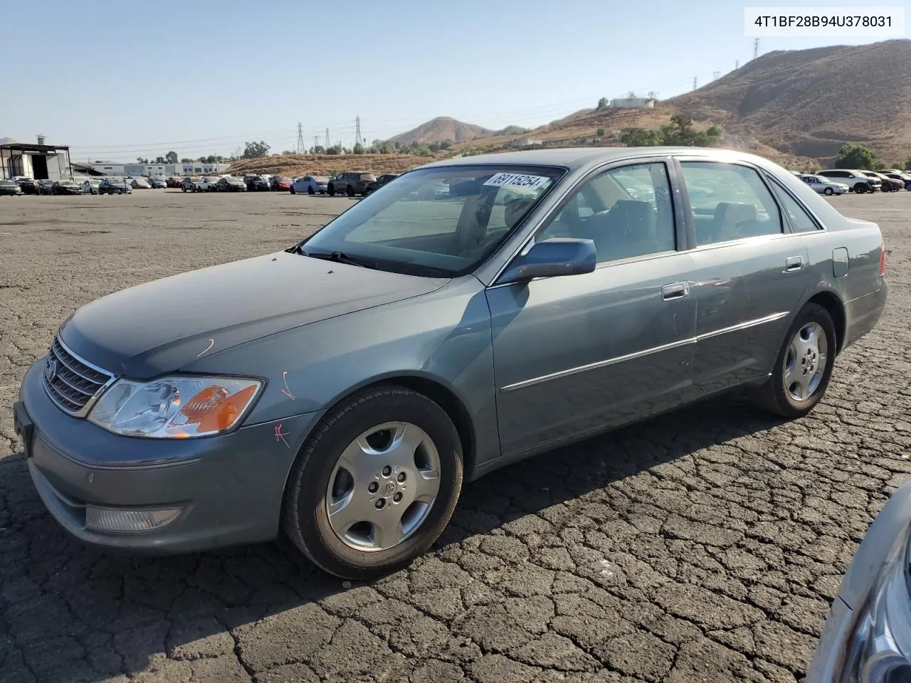 2004 Toyota Avalon Xl VIN: 4T1BF28B94U378031 Lot: 69115254