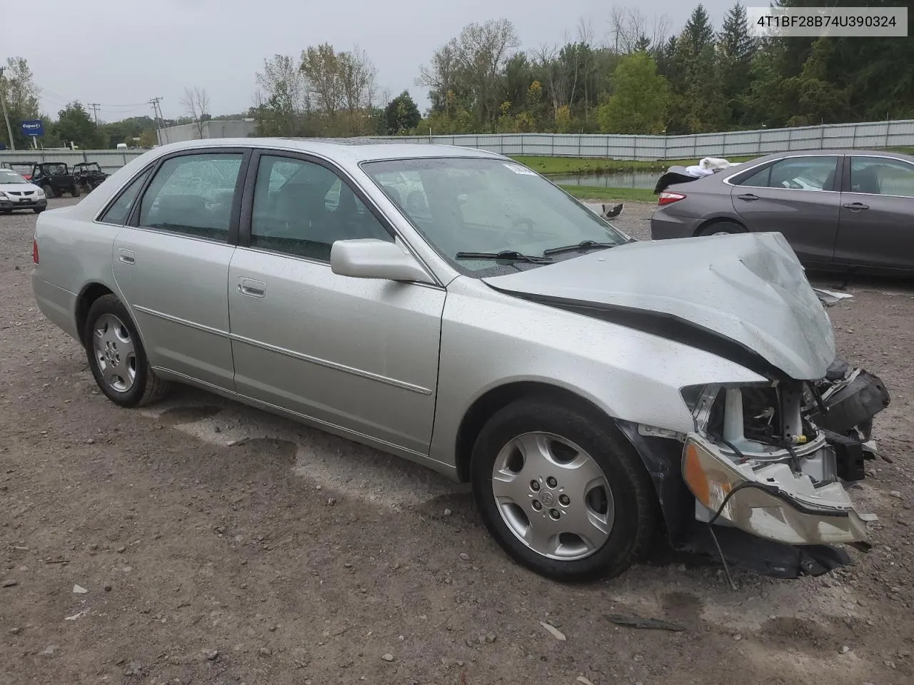 2004 Toyota Avalon Xl VIN: 4T1BF28B74U390324 Lot: 72081484