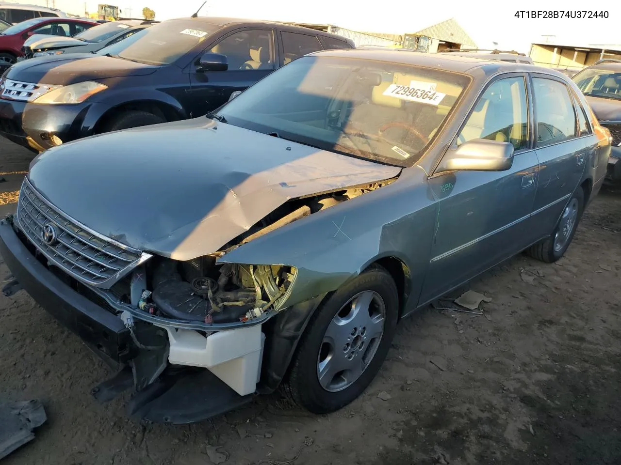 2004 Toyota Avalon Xl VIN: 4T1BF28B74U372440 Lot: 72996364