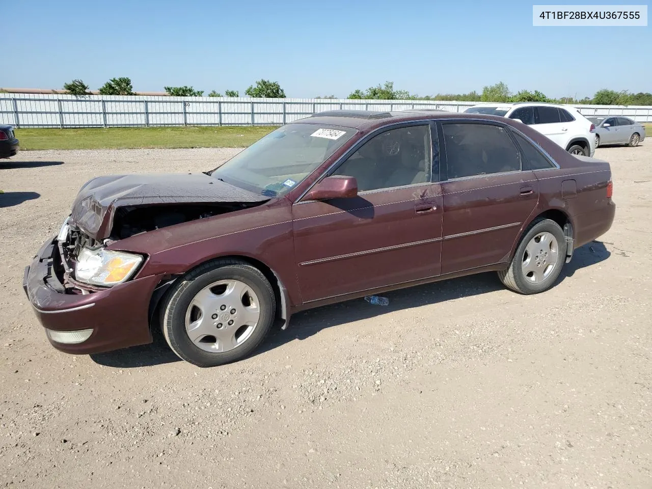 2004 Toyota Avalon Xl VIN: 4T1BF28BX4U367555 Lot: 73775464