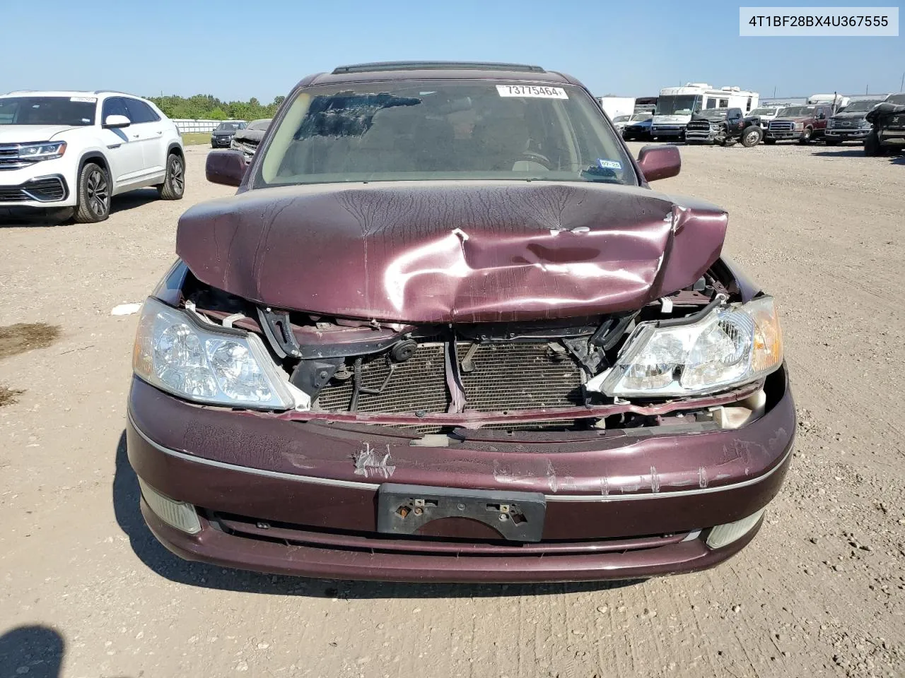 2004 Toyota Avalon Xl VIN: 4T1BF28BX4U367555 Lot: 73775464