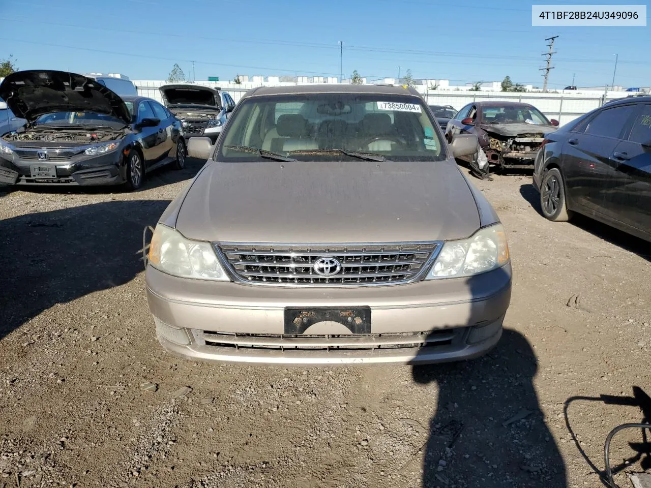 2004 Toyota Avalon Xl VIN: 4T1BF28B24U349096 Lot: 73850004