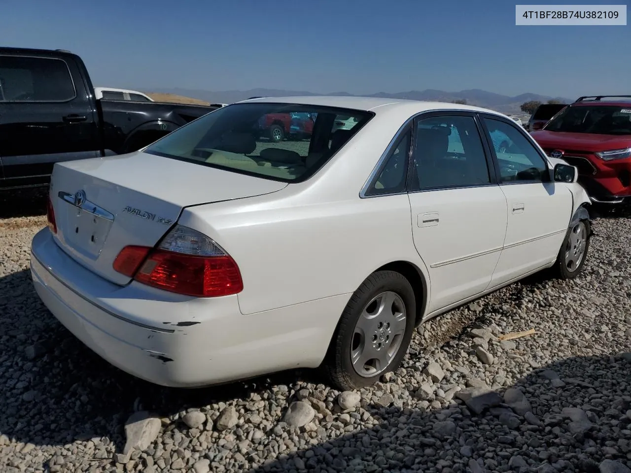 2004 Toyota Avalon Xl VIN: 4T1BF28B74U382109 Lot: 75485004