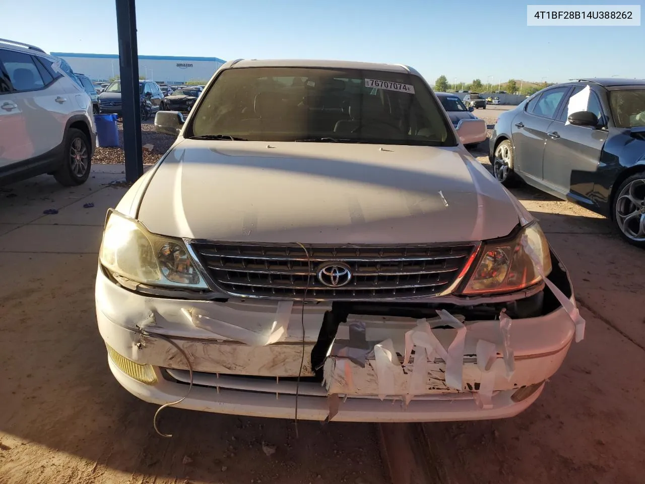 2004 Toyota Avalon Xl VIN: 4T1BF28B14U388262 Lot: 76707074