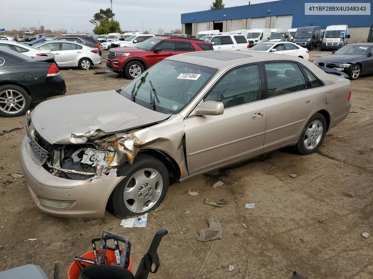 2004 Toyota Avalon Xl VIN: 4T1BF28BX4U348343 Lot: 77321494