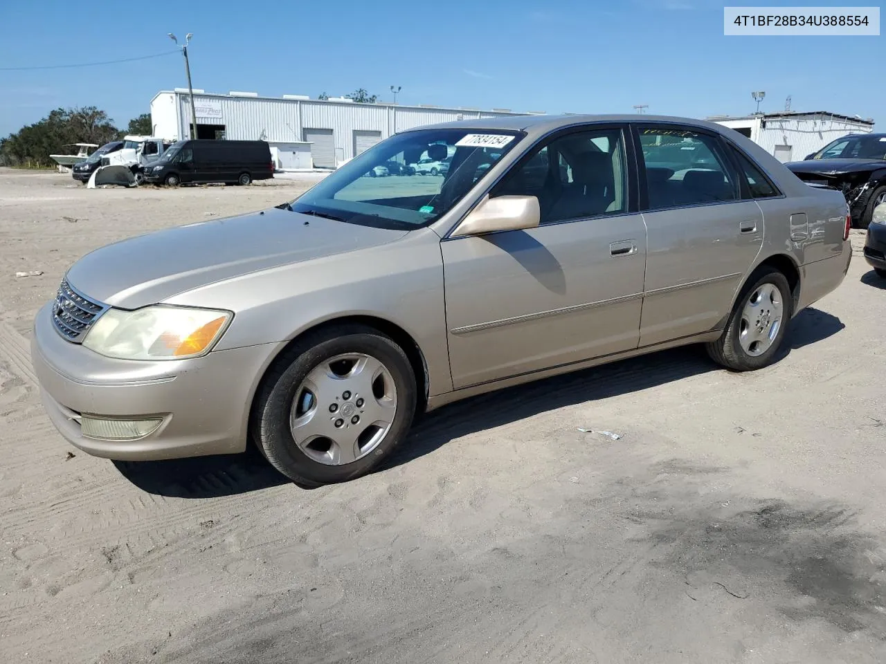 2004 Toyota Avalon Xl VIN: 4T1BF28B34U388554 Lot: 77834154