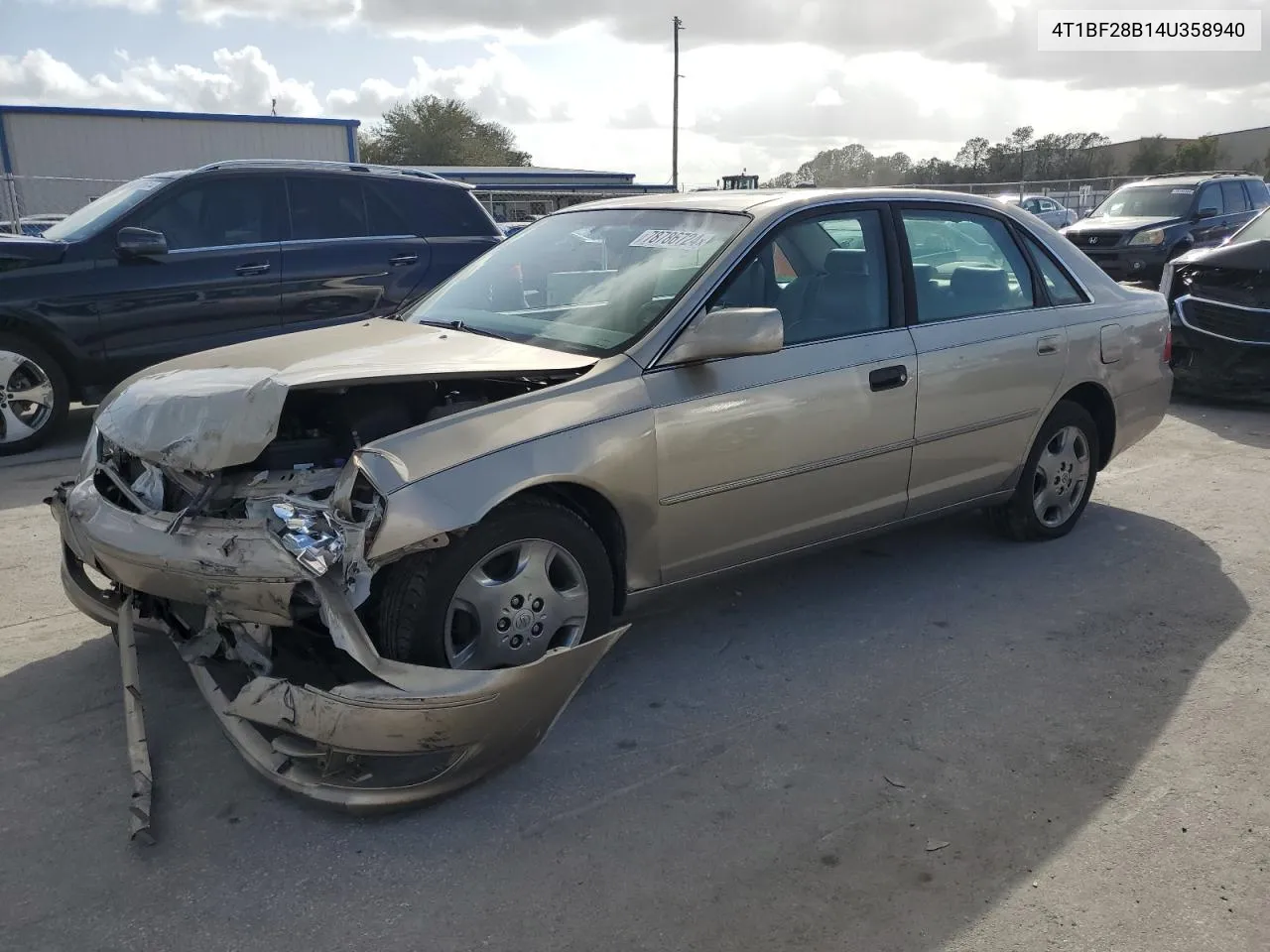 2004 Toyota Avalon Xl VIN: 4T1BF28B14U358940 Lot: 78786724