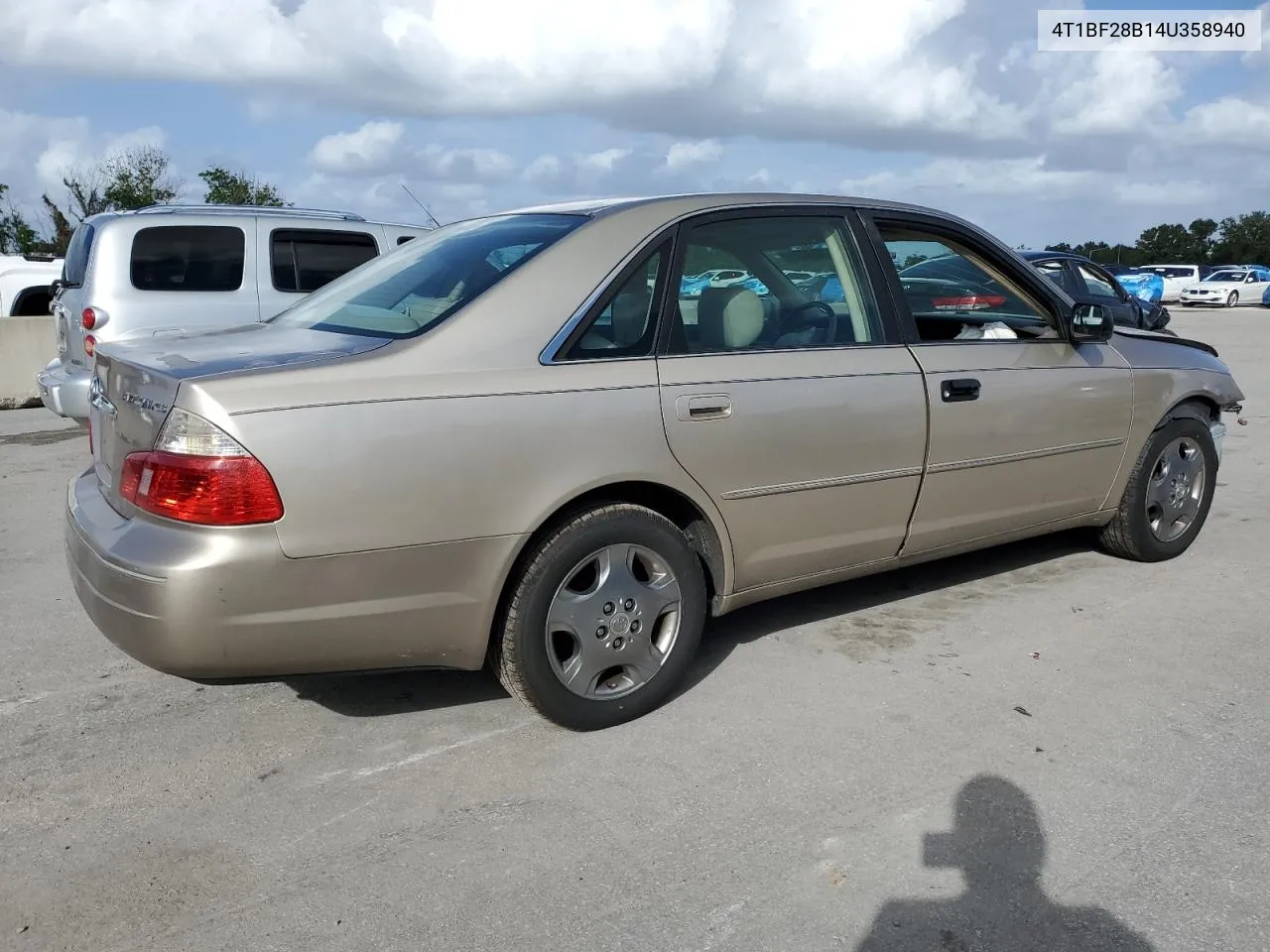 2004 Toyota Avalon Xl VIN: 4T1BF28B14U358940 Lot: 78786724