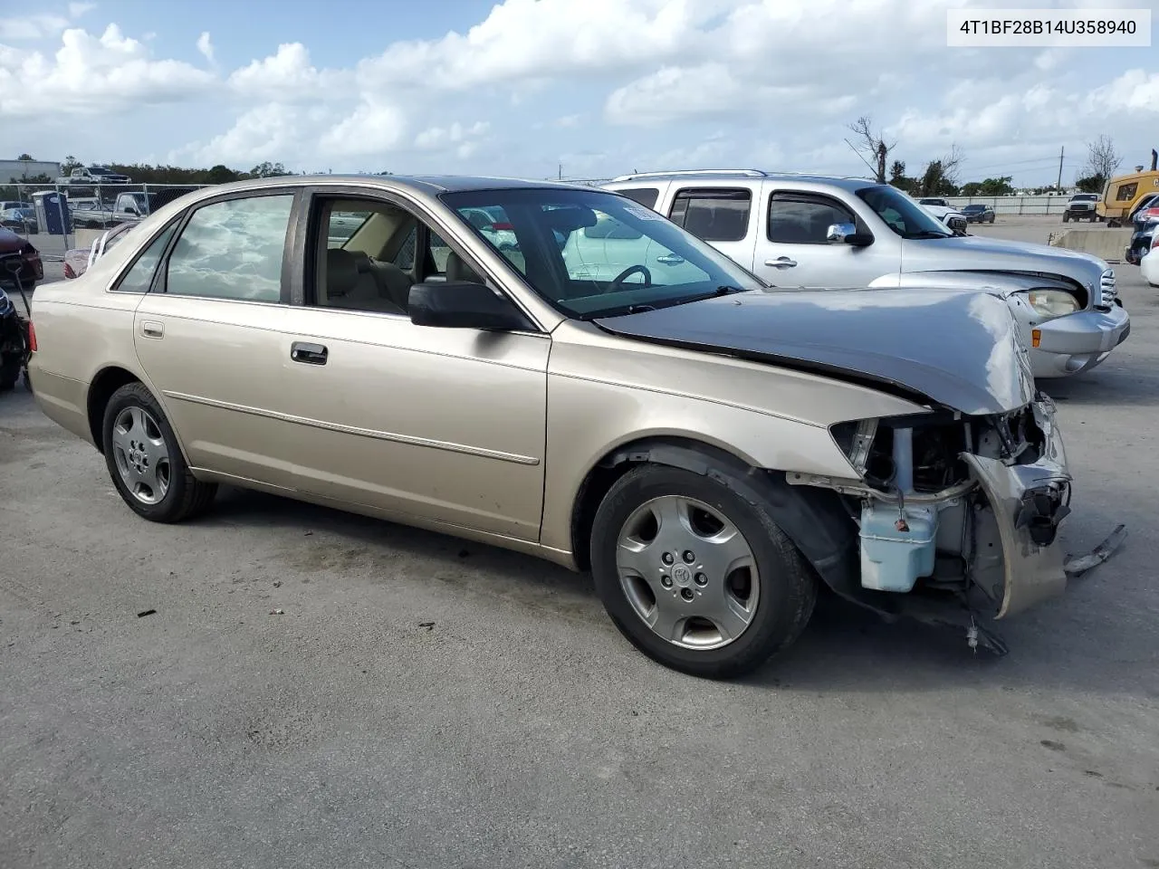 2004 Toyota Avalon Xl VIN: 4T1BF28B14U358940 Lot: 78786724