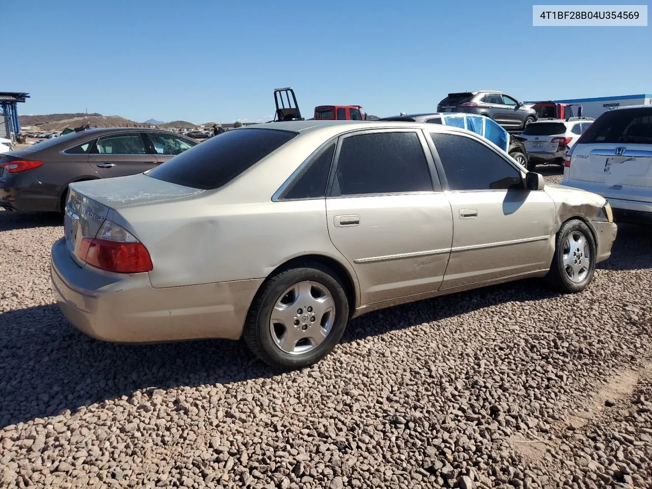 2004 Toyota Avalon Xl VIN: 4T1BF28B04U354569 Lot: 79144224