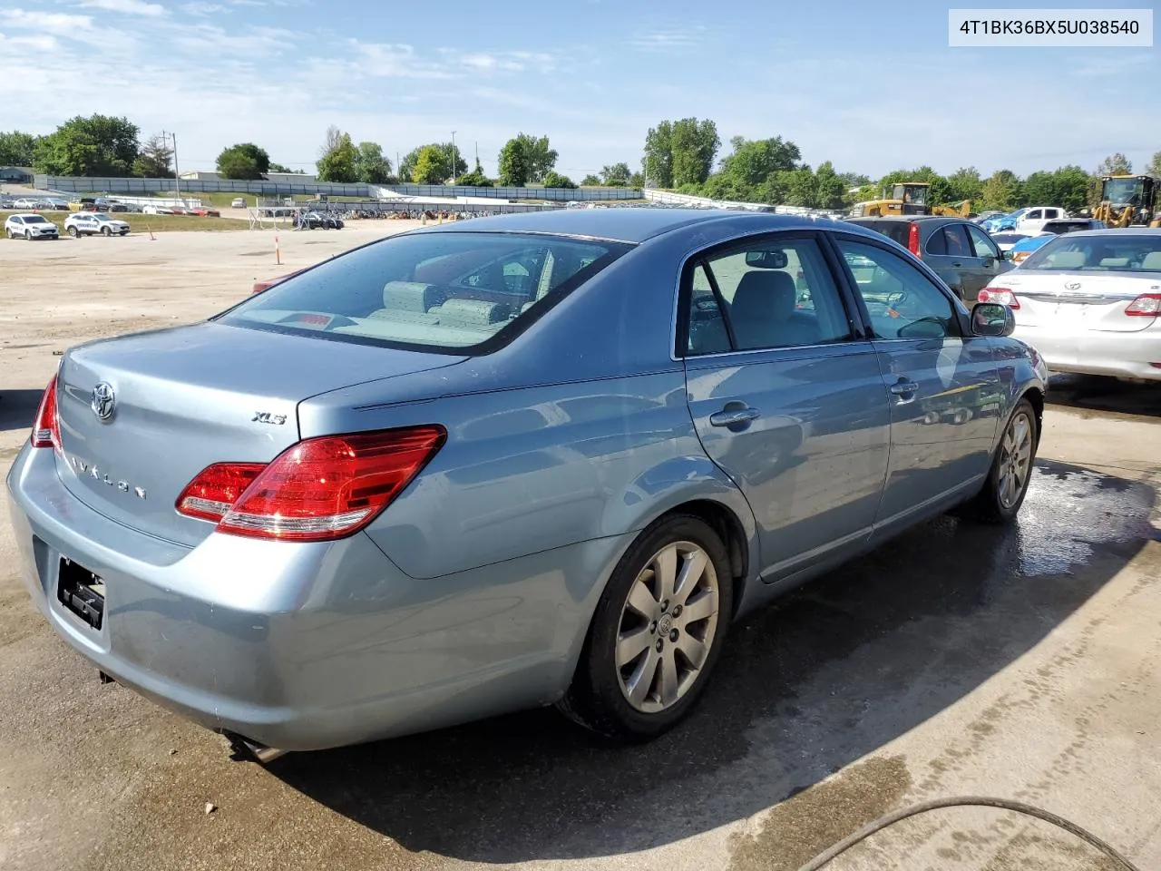 2005 Toyota Avalon Xl VIN: 4T1BK36BX5U038540 Lot: 59967514