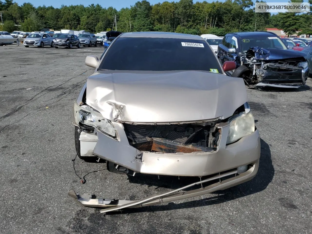 2005 Toyota Avalon Xl VIN: 4T1BK36B75U039046 Lot: 70693424