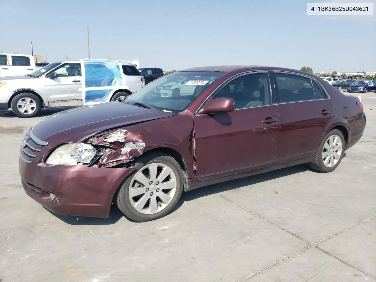 2005 Toyota Avalon Xl VIN: 4T1BK36B25U043621 Lot: 71307074