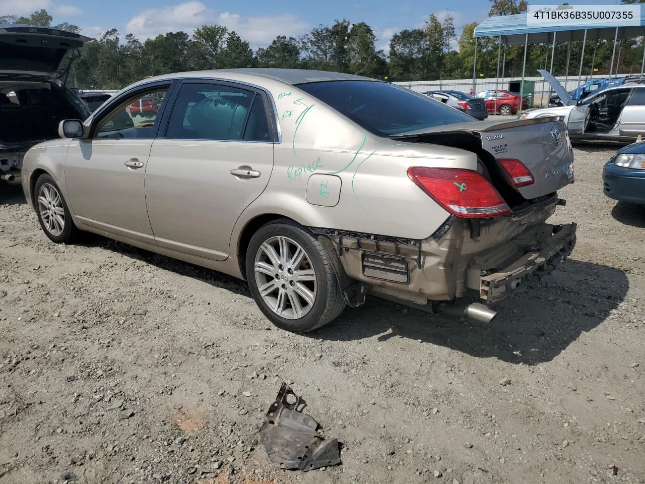 2005 Toyota Avalon Xl VIN: 4T1BK36B35U007355 Lot: 71531234