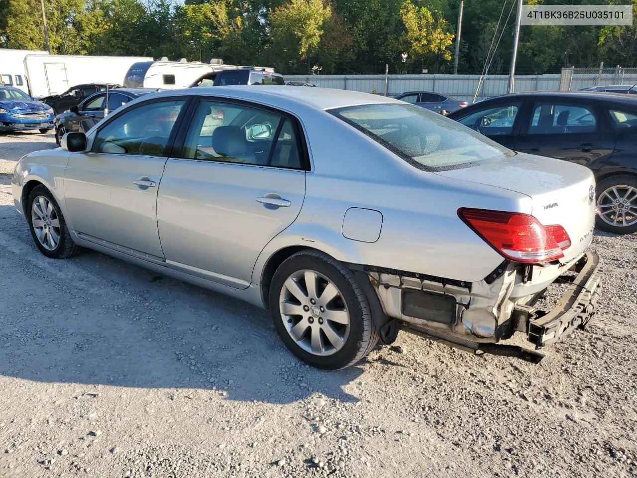 2005 Toyota Avalon Xl VIN: 4T1BK36B25U035101 Lot: 72244824