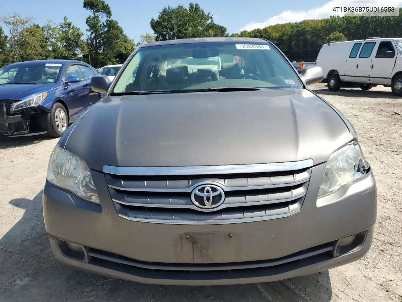 2005 Toyota Avalon Xl VIN: 4T1BK36B75U016558 Lot: 72384384