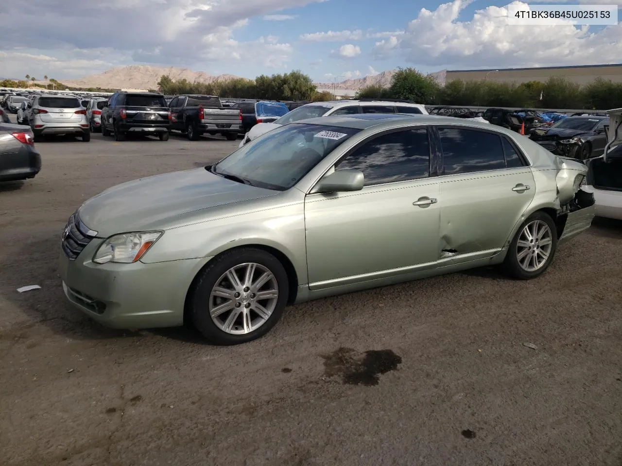 2005 Toyota Avalon Xl VIN: 4T1BK36B45U025153 Lot: 72655884