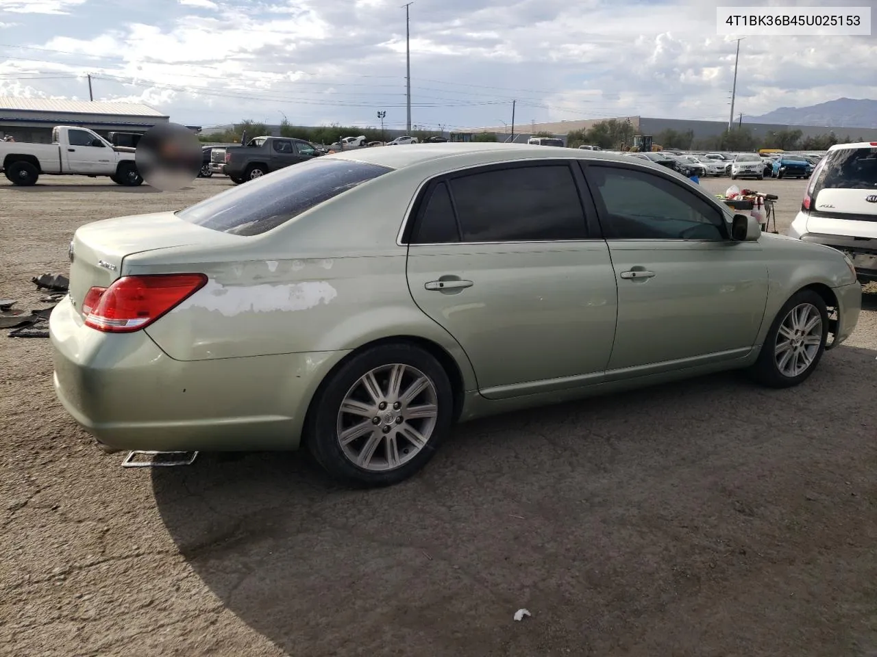 2005 Toyota Avalon Xl VIN: 4T1BK36B45U025153 Lot: 72655884