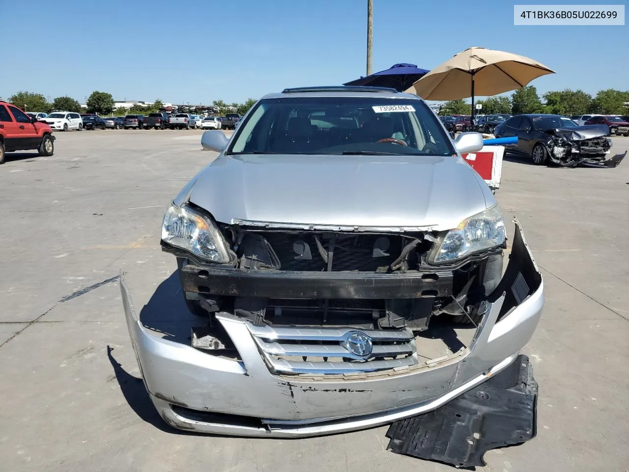 2005 Toyota Avalon Xl VIN: 4T1BK36B05U022699 Lot: 73582494