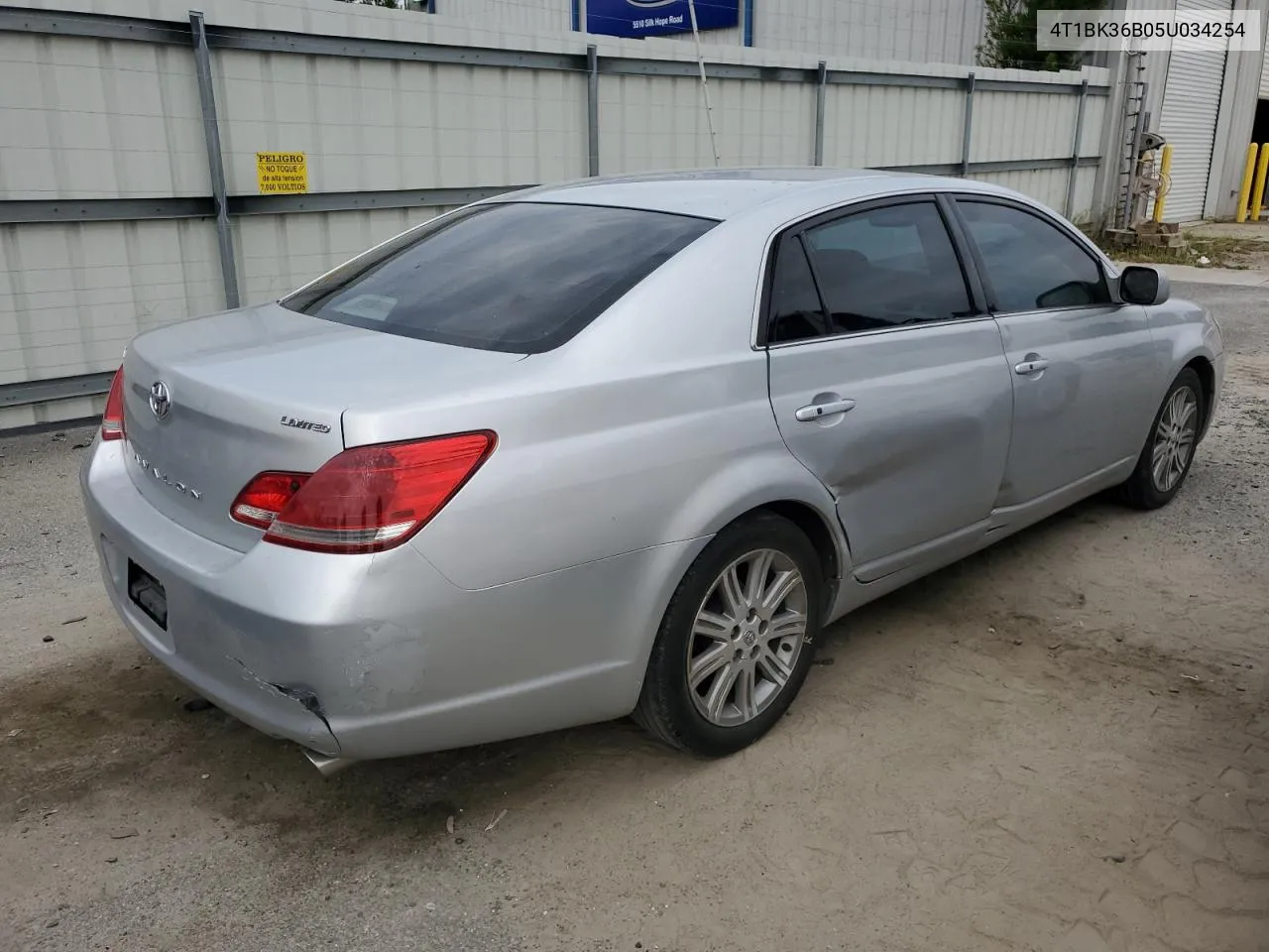 2005 Toyota Avalon Xl VIN: 4T1BK36B05U034254 Lot: 73786754