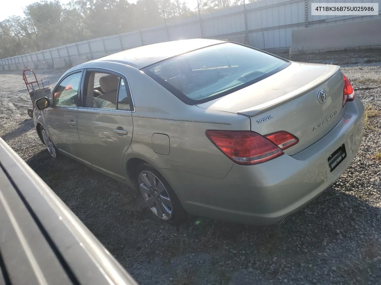 2005 Toyota Avalon Xl VIN: 4T1BK36B75U025986 Lot: 74676434