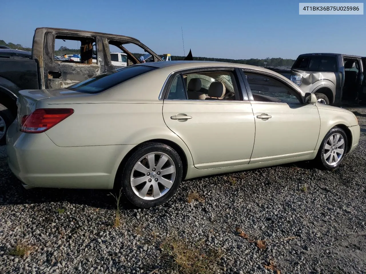 4T1BK36B75U025986 2005 Toyota Avalon Xl