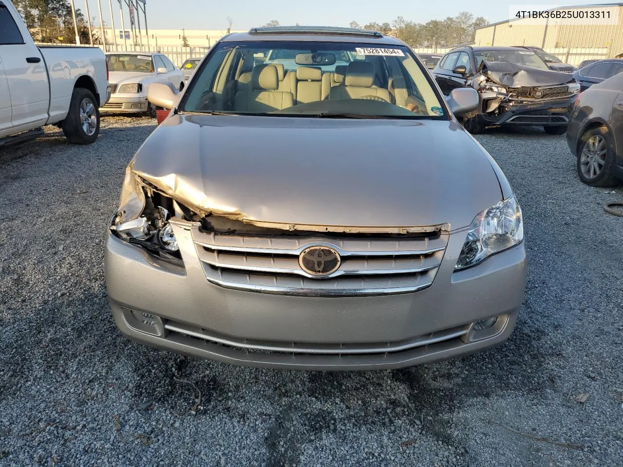 2005 Toyota Avalon Xl VIN: 4T1BK36B25U013311 Lot: 75281454