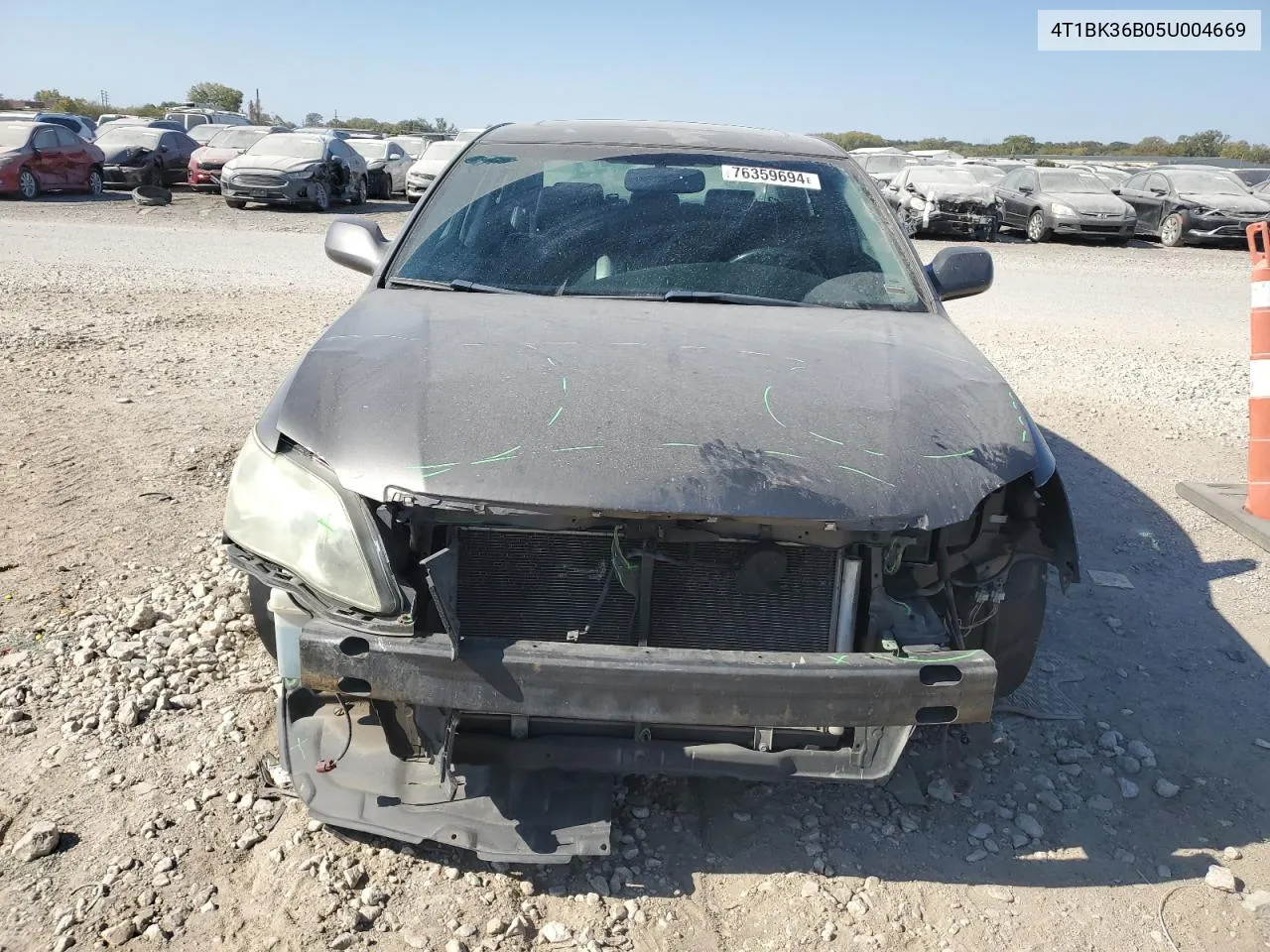 2005 Toyota Avalon Xl VIN: 4T1BK36B05U004669 Lot: 76359694