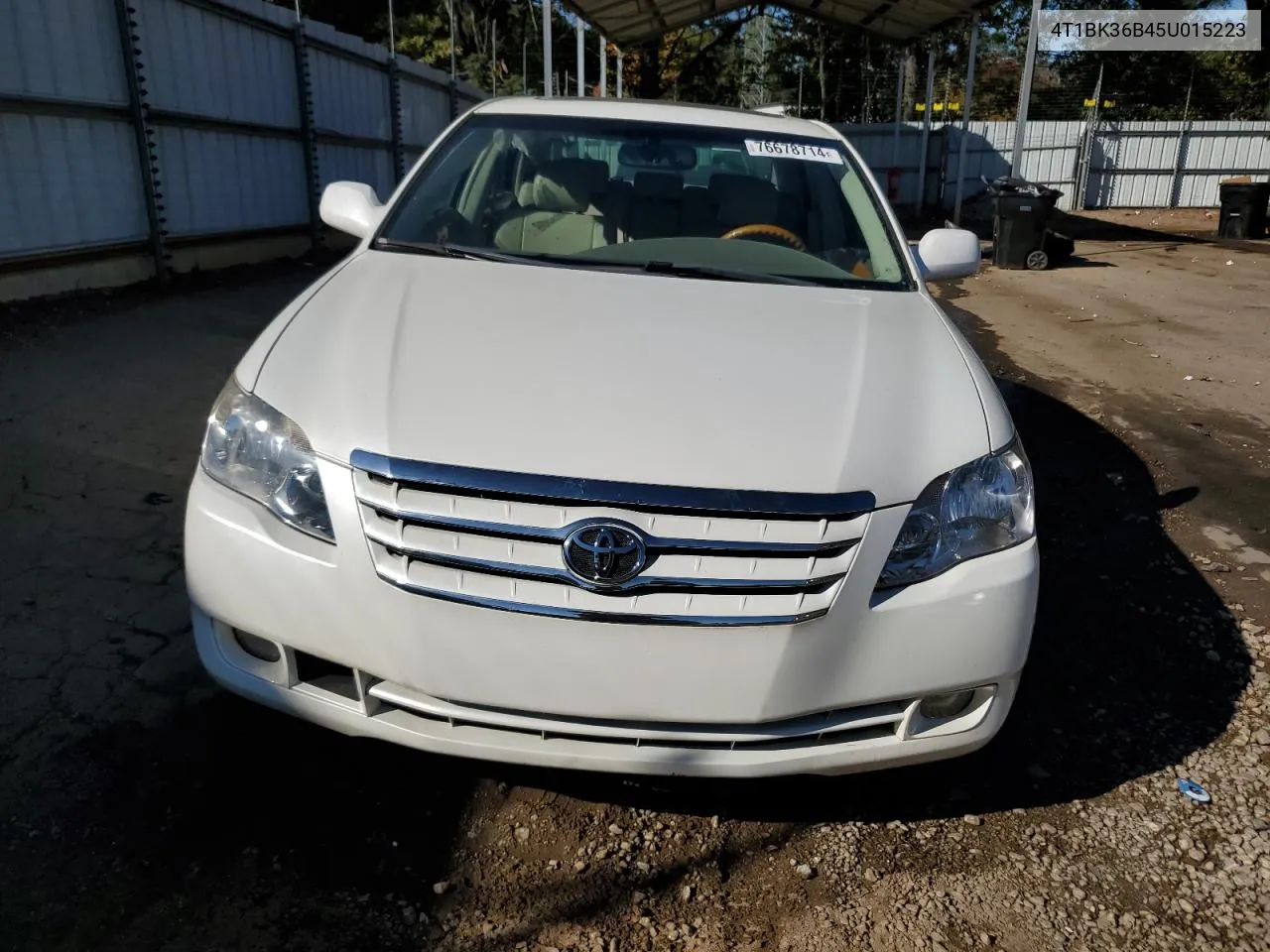 2005 Toyota Avalon Xl VIN: 4T1BK36B45U015223 Lot: 76678714