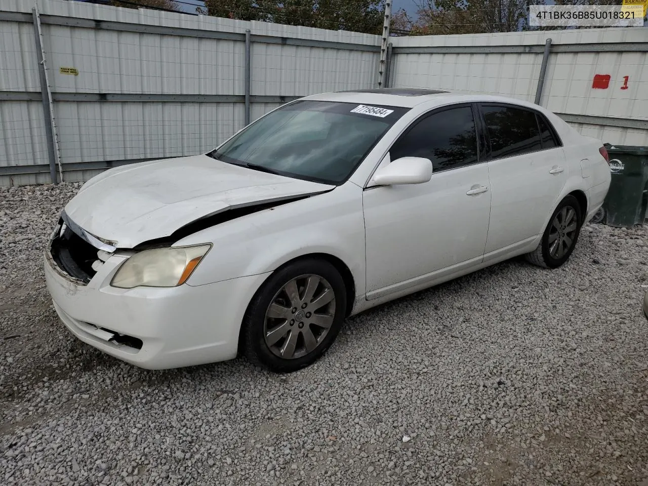 2005 Toyota Avalon Xl VIN: 4T1BK36B85U018321 Lot: 77195484