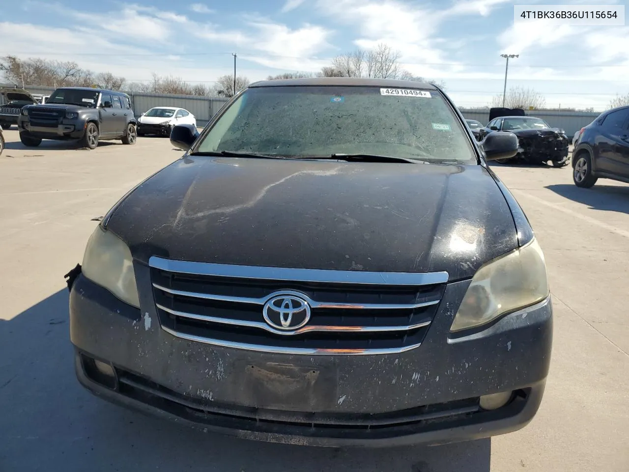 2006 Toyota Avalon Xl VIN: 4T1BK36B36U115654 Lot: 42910494